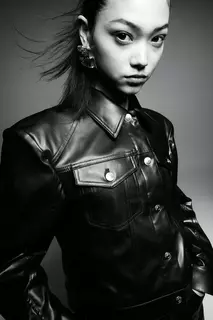 Куртка с покрытием и мягкими плечами H&amp;M, черный H&M