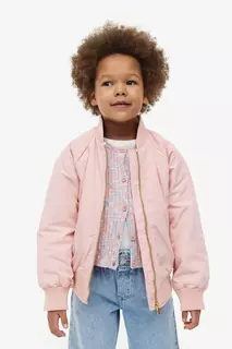 Куртка бомбер H&amp;M, розовый H&M