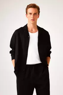 Лиоцелловая пижама H&amp;M, черный H&M