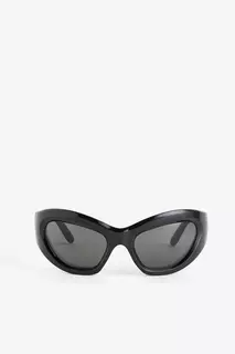 Массивные солнцезащитные очки H&amp;M, черный H&M