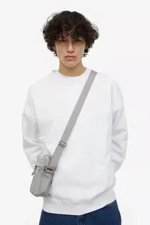 Маленькая сумка через плечо H&amp;M, серый H&M