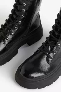 Массивные ботинки H&amp;M, черный H&M