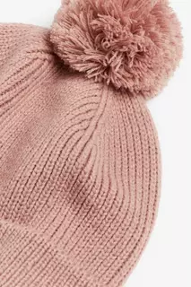 Мягкая шапка на флисовой подкладке H&amp;M, розовый H&M