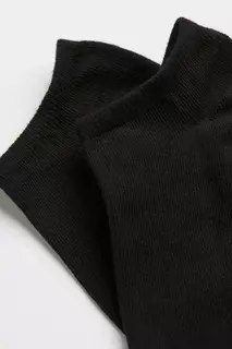 Набор из 5 пар носков-кроссовок H&amp;M, черный H&M