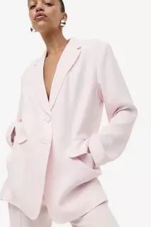 Объемная куртка H&amp;M, розовый H&M