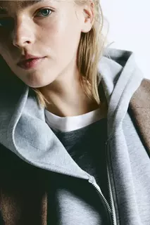 Однобортное пальто H&amp;M, бежевый H&M