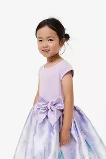 Платье с лентой H&amp;M, фиолетовый H&M
