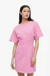 Платье-майка на резинках H&amp;M, розовый H&M