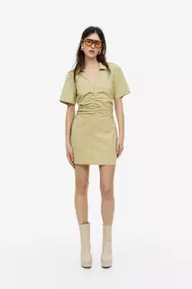 Платье-рубашка с комплектами H&amp;M, зеленый H&M