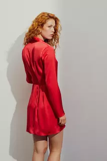 Платье-трансформер с драпировкой H&amp;M, красный H&M