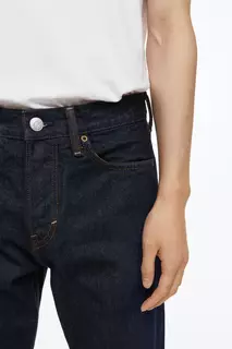 Прямые свободные джинсы H&amp;M, синий H&M