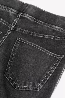 Расклешенные брюки из трикотажа H&amp;M, черный H&M