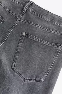 Прямые джинсы xfit стандартного размера H&amp;M, серый H&M