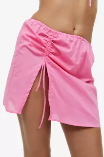 Пляжная юбка со шнуровкой H&amp;M, розовый H&M