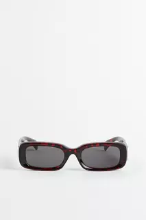 Прямоугольные солнцезащитные очки H&amp;M, коричневый H&M