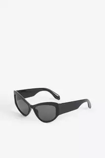 Солнцезащитные очки в оправе «кошачий глаз» H&amp;M, черный H&M