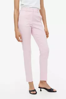Сигаретные штаны H&amp;M, розовый H&M