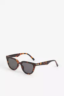 Солнцезащитные очки в оправе «кошачий глаз» H&amp;M, коричневый H&M