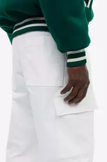 Свободные брюки-карго H&amp;M, белый H&M