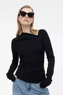Солнцезащитные очки в оправе «кошачий глаз» H&amp;M, черный H&M