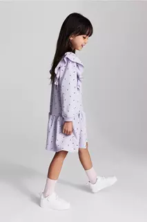 Спортивное трикотажное платье с рюшами H&amp;M, фиолетовый H&M