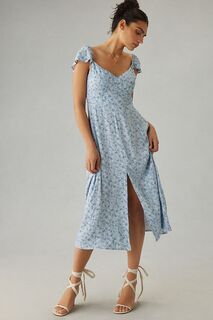 Платье Reformation Baxley, голубой
