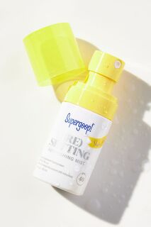 Солнцезащитный мист Supergoop! SPF 40 Defense (Re)setting Mini, белый