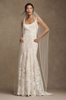 Свадебное платье Wtoo by Watters Valette с квадратным вырезом, айвори