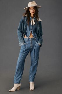 Винтажные практичные джинсы с высокой посадкой Etica Zoya, цвет fall breeze