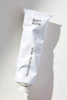 Восстанавливающая маска для волос Act + Acre, белый