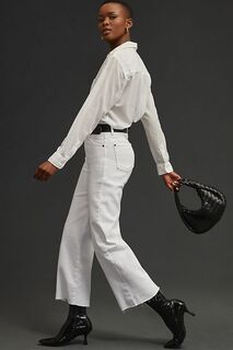 Джинсы Modern American Savannah с высокой посадкой и широкими штанинами, винтаж белый
