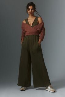 Ежедневная практика от Anthropologie Комбинезон Palmra, цвет olive drab