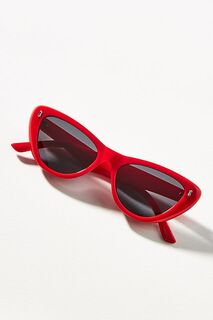 Солнцезащитные очки I-SEA Chunky Cat-Eye массивные, красный