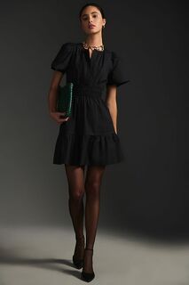 Мини-платье Somerset, черный Anthropologie