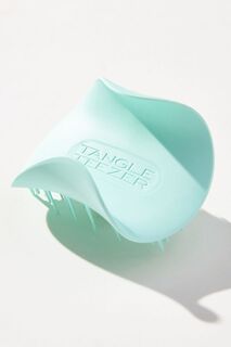 Средство и массажер для кожи головы Tangle Teezer отшелушивающее, зелено-голубой