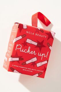 Подарочный набор NCLA Beauty Pucker Up губной помады праздничный, красный