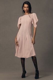 Платье миди Anthropologie Modern, светло-розовый