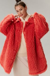 Флисовая куртка Noize Cookie из шерпы, цвет bright crabapple