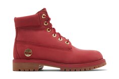 6-дюймовые ботинки премиум-класса Junior Timberland, красный