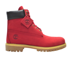 6-дюймовые водонепроницаемые ботинки премиум-класса Timberland, красный