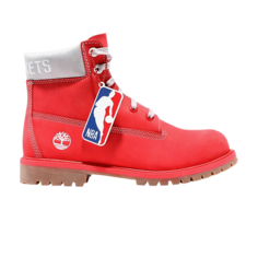 Ботинки NBA x 7 Inch Classic Premium Boot Junior Timberland, красный