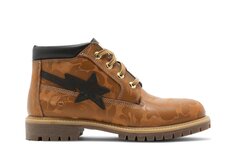 Классические ботинки BAPE x Chukka Timberland, коричневый