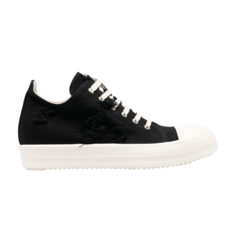 Низкие кроссовки Rick Owens Wmns DRKSHDW Strobe Cotton Denim Slashed Low, черный