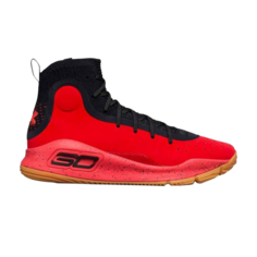 Кроссовки Curry 4 Under Armour, красный