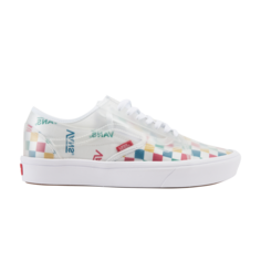 Кроссовки ComfyCush Slip-Skool Vans, белый