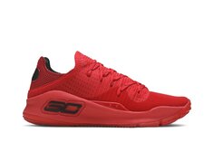 Кроссовки Curry 4 Low Under Armour, красный