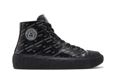 Высокие кроссовки Versace Greca High, черный