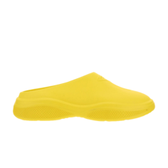 Туфли-мюли из пенорезины Prada, желтый