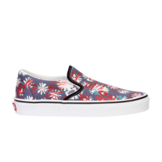 Классические слипоны Vans, красный