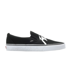 Слипоны Metallica x Classic Vans, черный